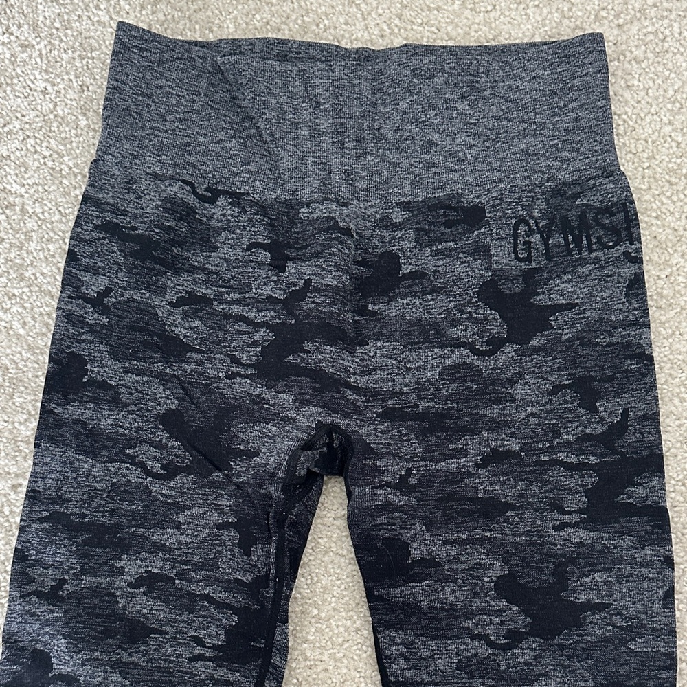 Gymshark Camo Seamless Leggings - Black - Picture 3 of 6